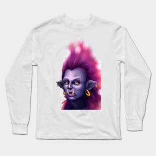 Orc Warrior Woman Long Sleeve T-Shirt